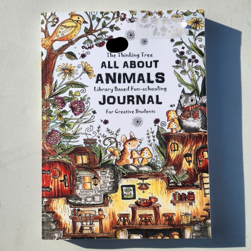 All About Animals Journal Workbook Activity Book Nature Homeschool Homeschooling